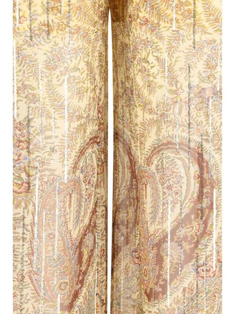 Valentino Garavani paisley-motif trousers - Neutrals - zdjęcie produktu nr 2