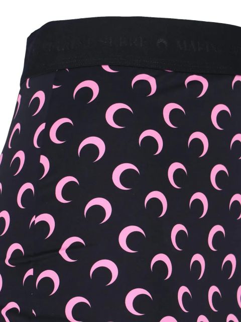 Marine Serre moon print skirt - Black