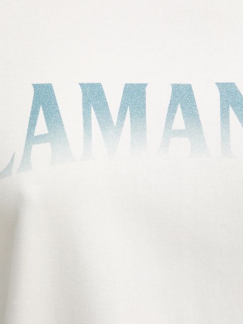 La Mania t-shirt bawełniany DEVONTE damski kolor beżowy DEVONTE