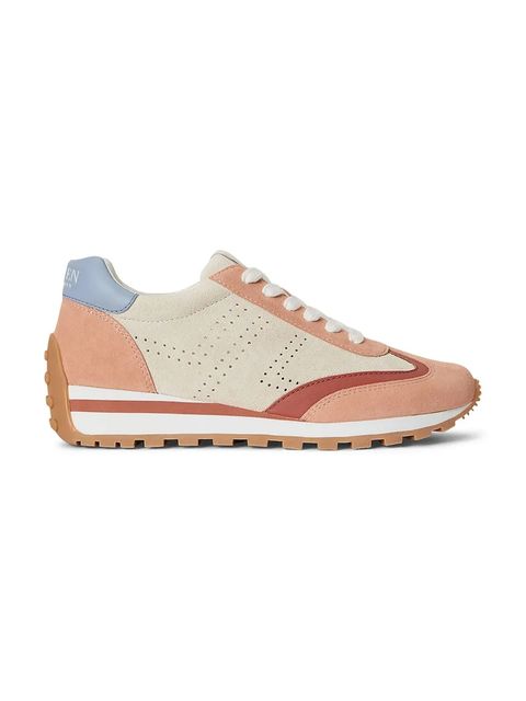 Lauren Ralph Lauren Dani Perf sneakersy damskie zamszowe - zdjęcie produktu nr 1