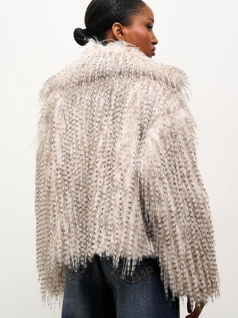 Answear.LAB kurtka kolor szary przejściowa oversize