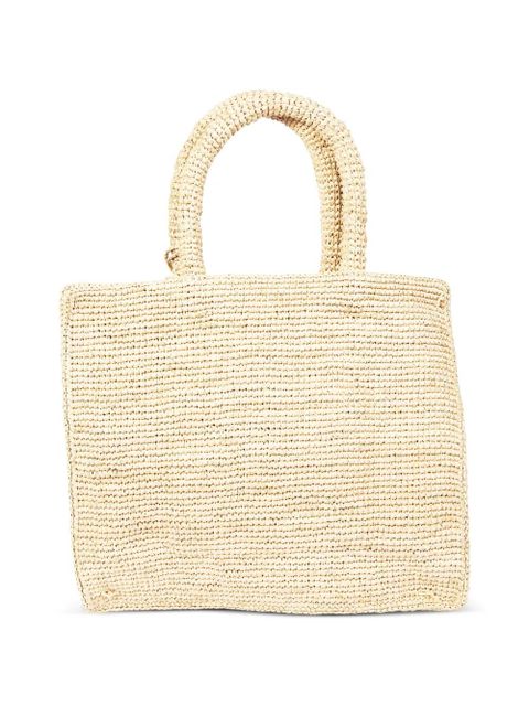MC2 Saint Barth Colette raffia tote bag - Neutrals - zdjęcie produktu nr 2
