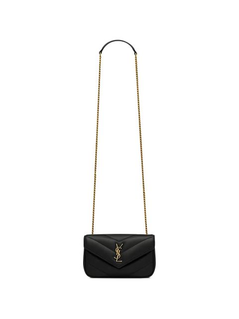 Saint Laurent mini Loulou shoulder bag - Black - zdjęcie produktu nr 1