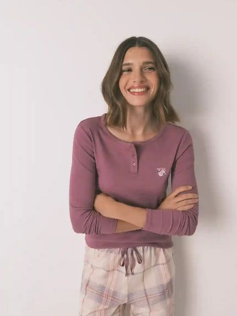 women'secret piżama damska kolor fioletowy 3592417 - zdjęcie produktu nr 2