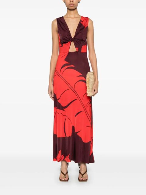 Johanna Ortiz Deep Heart maxi dress - Red - zdjęcie produktu nr 2