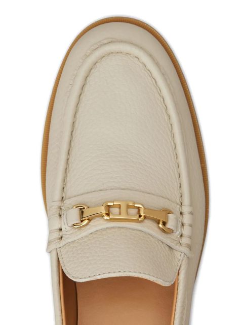 Tod's chain-detail loafers - Neutrals