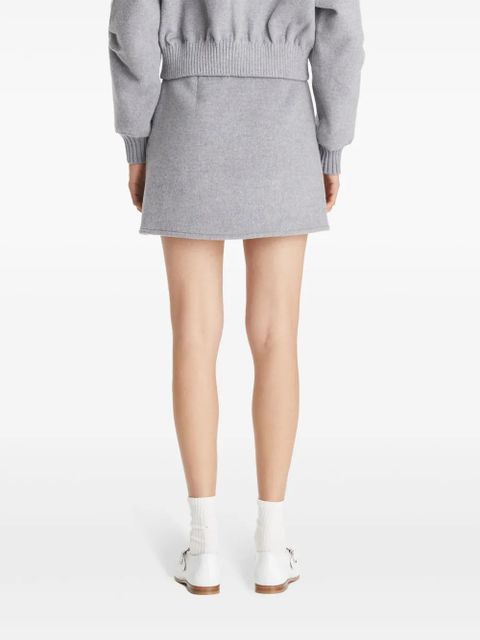 Tory Burch T Monogram mini skirt - Grey