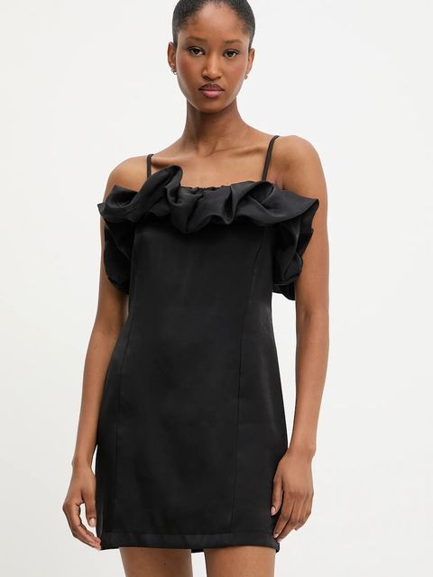 Answear.LAB sukienka kolor czarny mini dopasowana - zdjęcie produktu nr 1