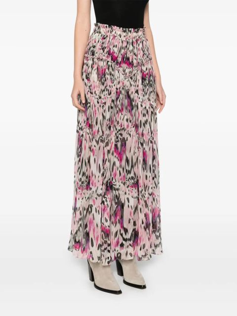 ISABEL MARANT Rolande maxi skirt - Pink