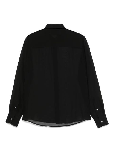 AMI Paris semi-sheer shirt - Black - zdjęcie produktu nr 2