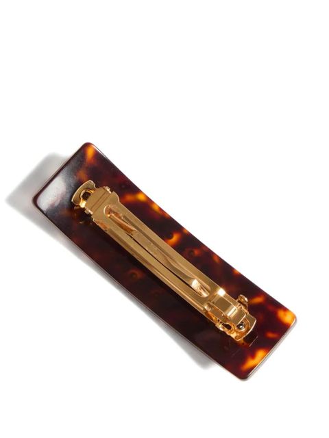 Valentino Garavani VLogo Signature hair clip - Brown