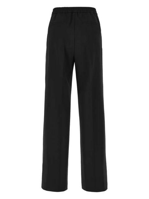 Weekend Max Mara elasticated-waistband trousers - Black