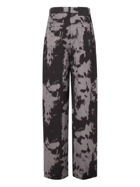 FENDI animal-print five-pocket jeans - Grey - zdjęcie produktu nr 2