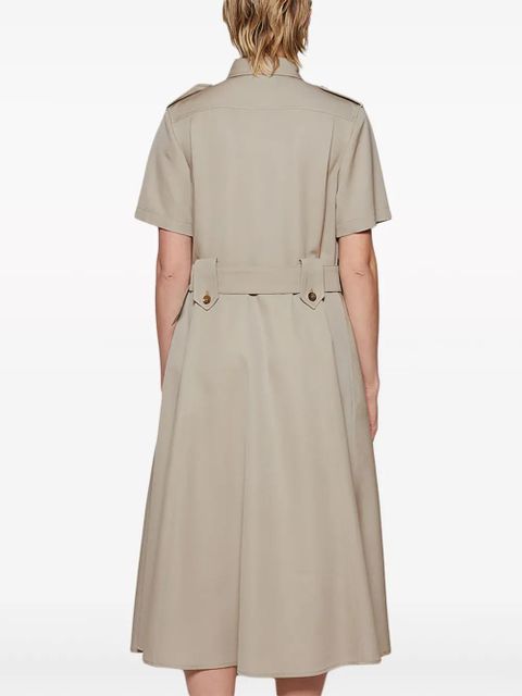 Miu Miu Abito gabardine dress - Neutrals
