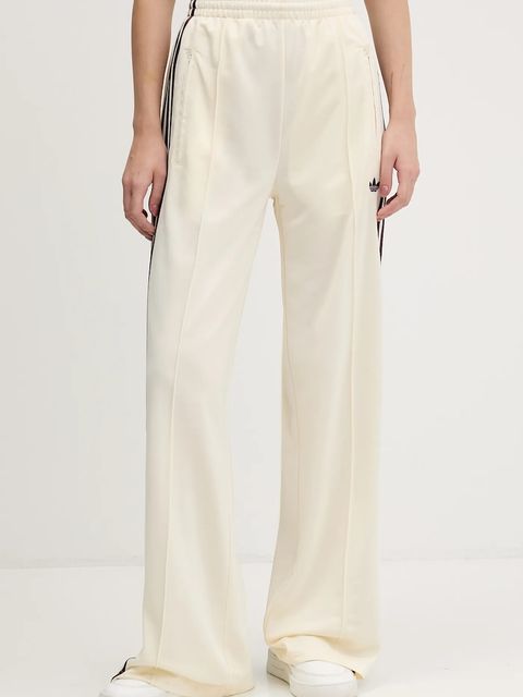 adidas Originals spodnie dresowe Firebird damskie kolor beżowy gładkie KA7744 - zdjęcie produktu nr 1