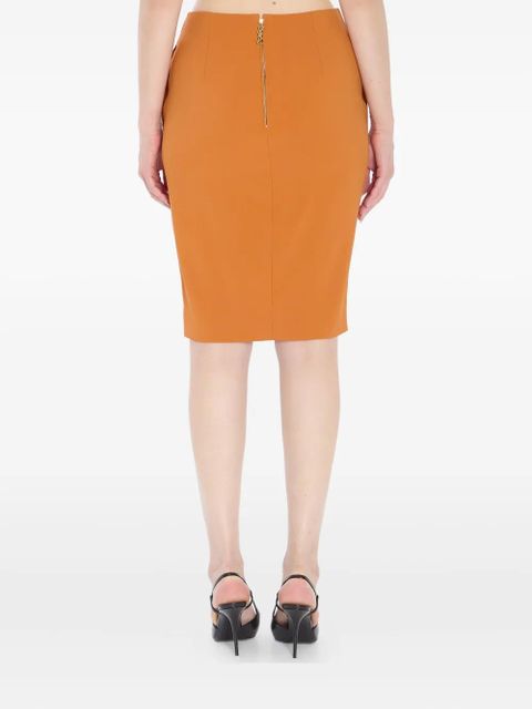 Saint Laurent pencil midi skirt - Orange