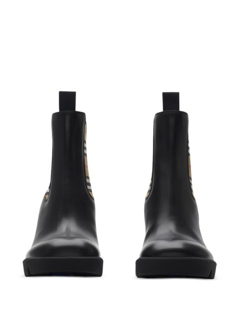 Burberry 85mm leather Chelsea boots - Black