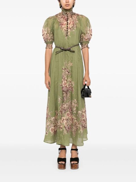 ZIMMERMANN Ottie Swing maxi dress - Green - zdjęcie produktu nr 2