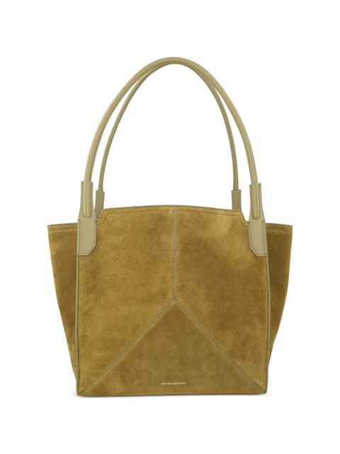 Victoria Beckham small logo-detail tote bag - Green - zdjęcie produktu nr 1
