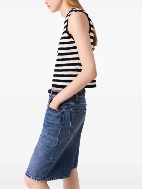 Maje denim shorts - Blue