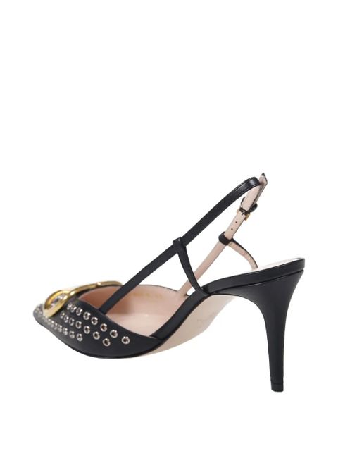 Valentino Garavani 800mm VLogo studded pumps - Black