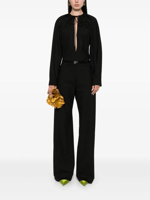 Gucci keyhole-neck jumpsuit - Black
