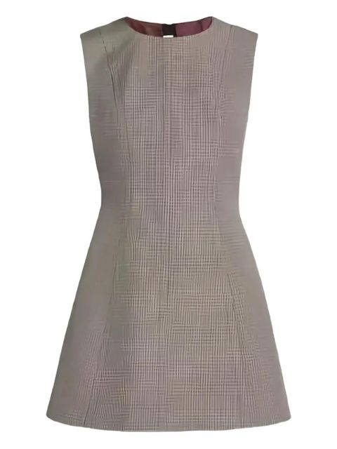 Marni houndstooth-pattern flared mini dress - Grey - zdjęcie produktu nr 1