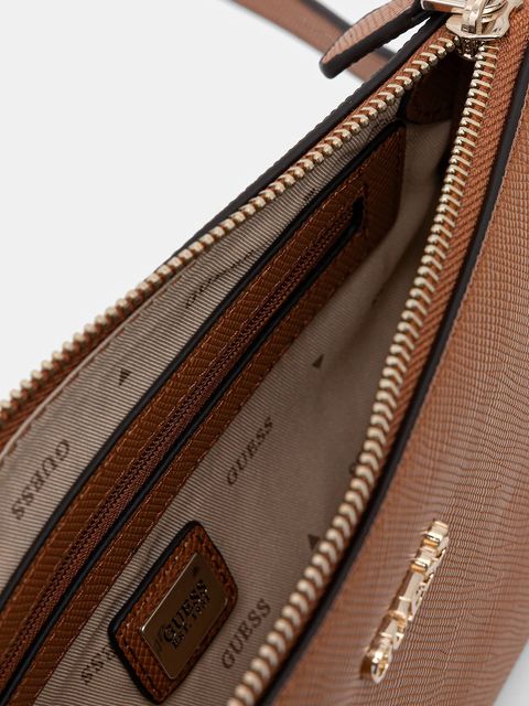 Guess torebka NOELLE kolor brązowy HWZG96 72710