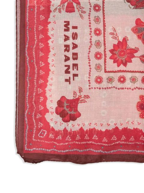 ISABEL MARANT Luana scarf - Red - zdjęcie produktu nr 2