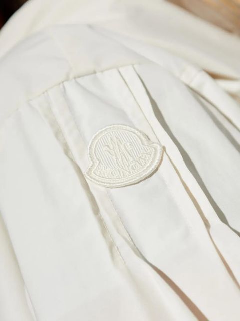 Moncler logo-appliqué jacket - White