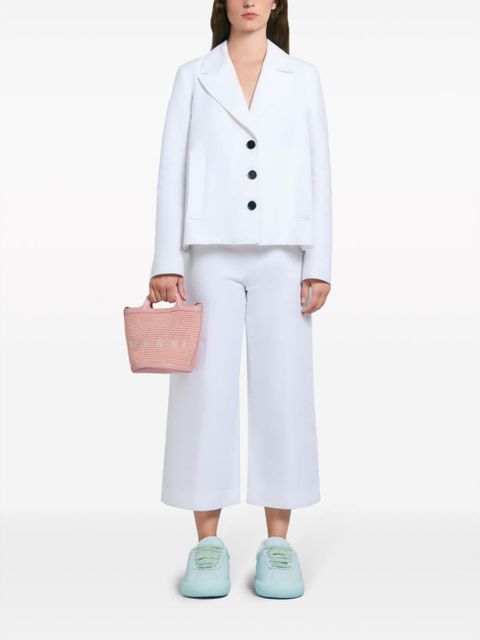 Marni mini Tropicalia woven bucket bag - Pink - zdjęcie produktu nr 2