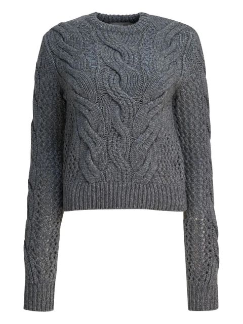 Max Mara cable-knit sweater - Grey - zdjęcie produktu nr 1