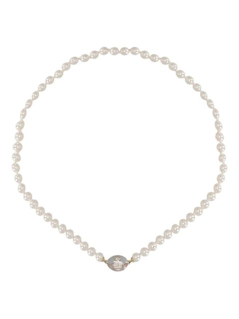 Vivienne Westwood orb pearl necklace - White - zdjęcie produktu nr 1