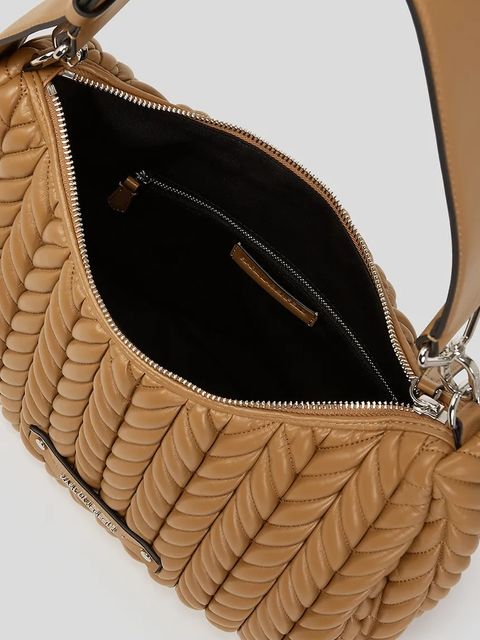 Karl Lagerfeld torebka K/WEAVE kolor brązowy A3W30147