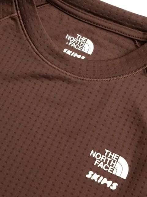 Skims x The North Face Dotknit long-sleeve T-shirt - Brown - zdjęcie produktu nr 2