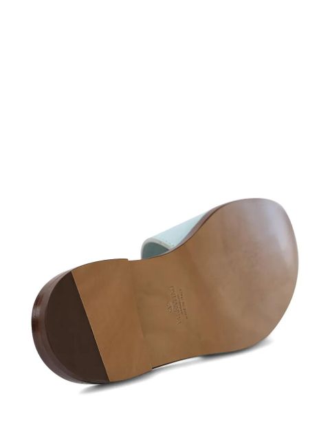 Valentino Garavani logo-plaque sandals - Blue