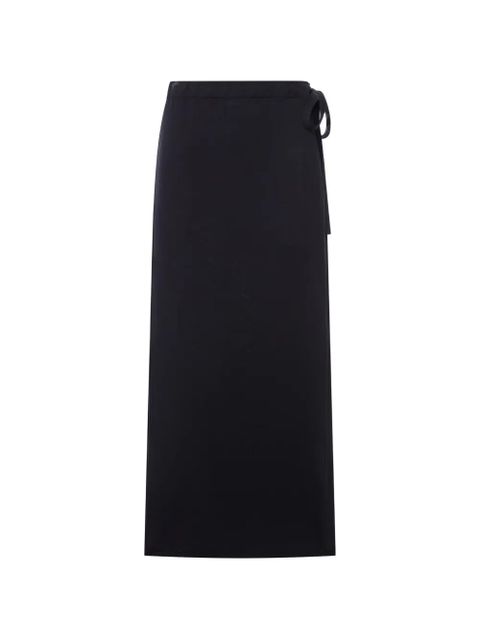TOTEME wrap-style midi skirt - Black - zdjęcie produktu nr 1