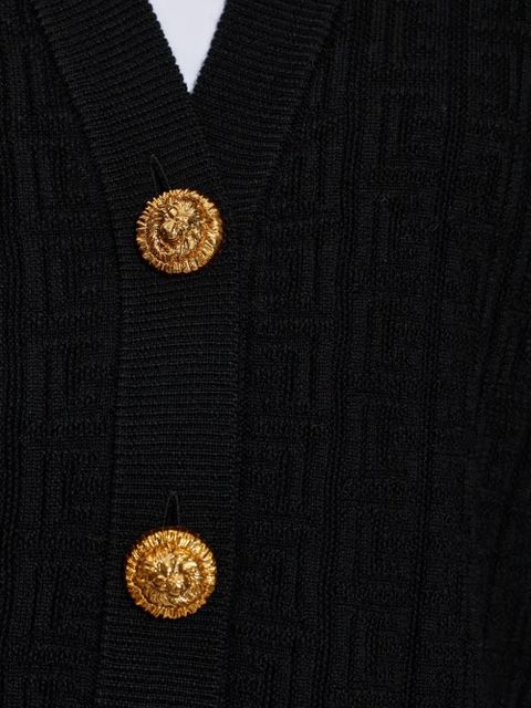 Balmain textured virgin-wool knitwear - Black