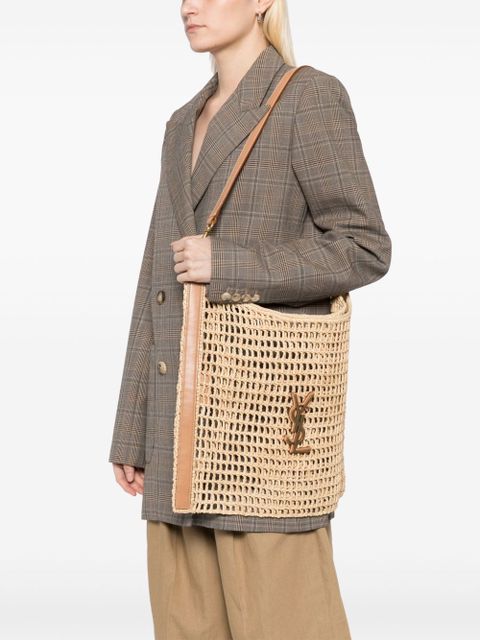 Saint Laurent Oxalis beach bag - Neutrals