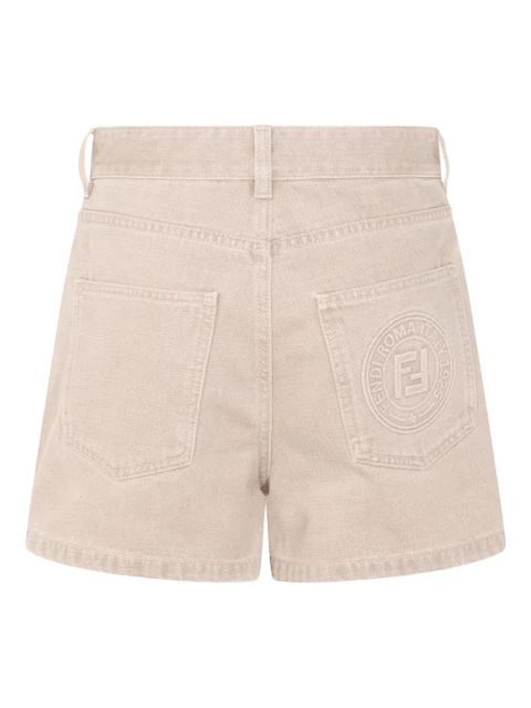 FENDI denim shorts - Neutrals - zdjęcie produktu nr 1