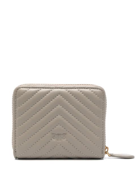 PINKO chevron-quilted leather wallet - Neutrals - zdjęcie produktu nr 2