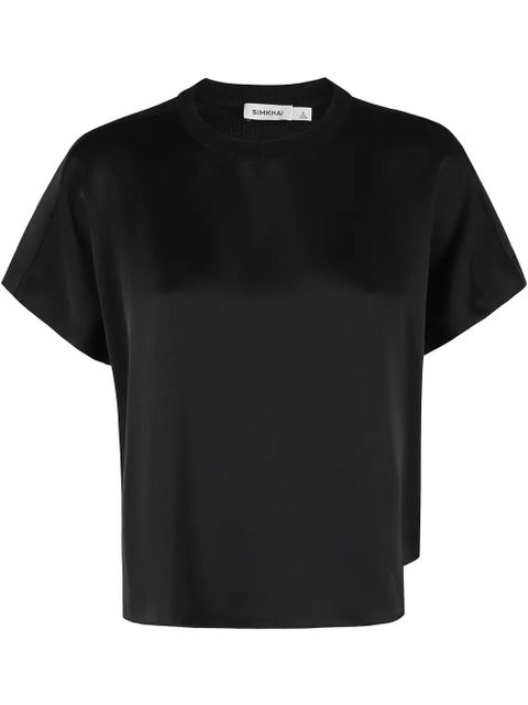 Simkhai Addy T-shirt - Black - zdjęcie produktu nr 1