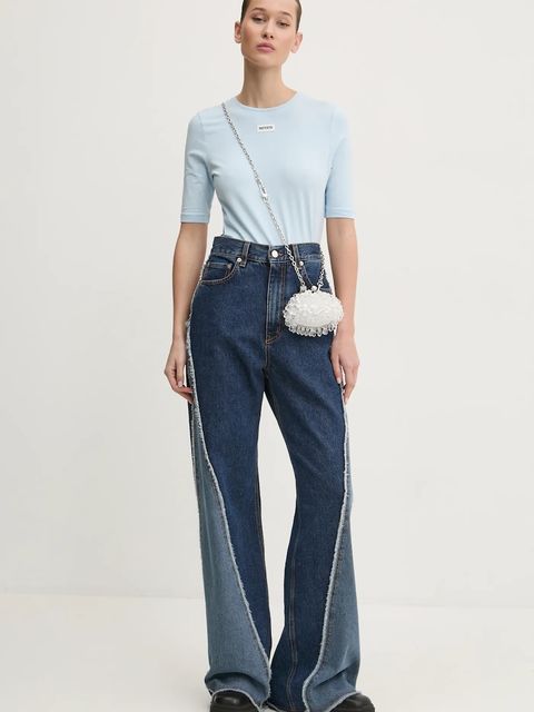 Rotate t-shirt damski kolor niebieski 1140942322