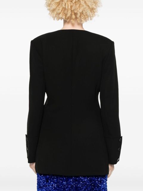 GANNI fitted blazer - Black