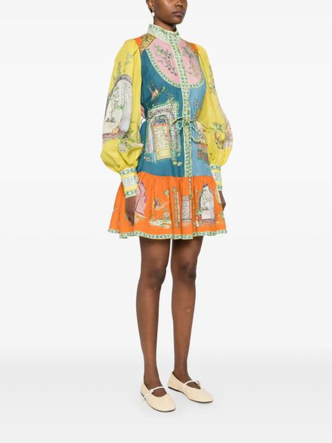 ALEMAIS Monte mini dress - Blue