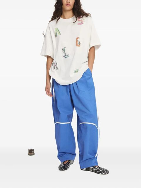 ALEMAIS Court graphic-print T-shirt - White