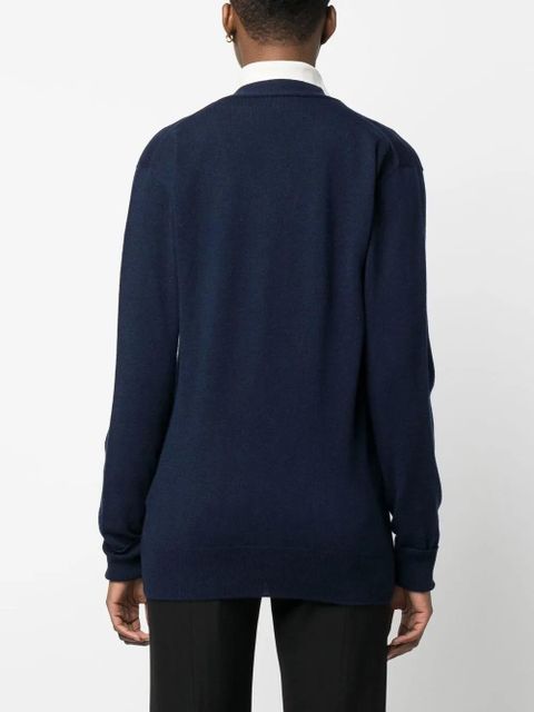 Jil Sander button-down cashmere cardigan - Blue