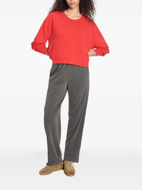 American Vintage Sonoma long-sleeve fine-knit T-shirt - Red - zdjęcie produktu nr 2