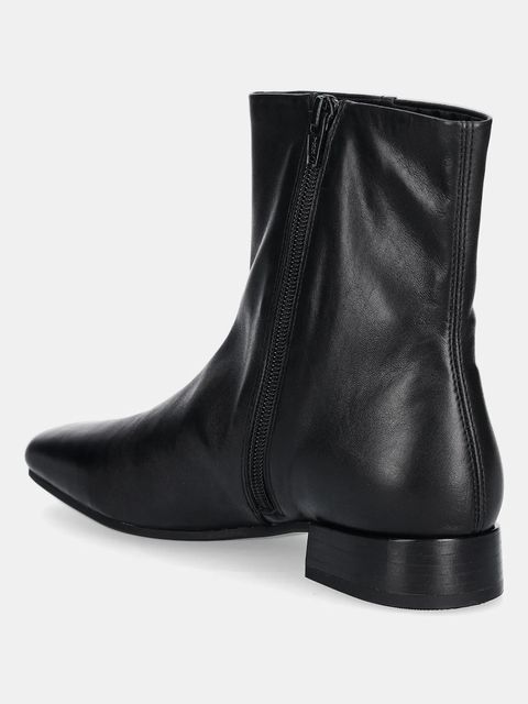 Vagabond Shoemakers botki skórzane MONA damskie kolor czarny na płaskim obcasie 5955-001-20 - zdjęcie produktu nr 2