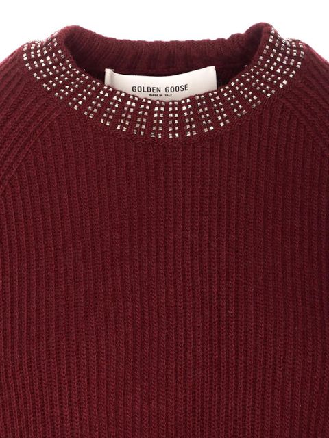 Golden Goose embelished knit sweater - Red